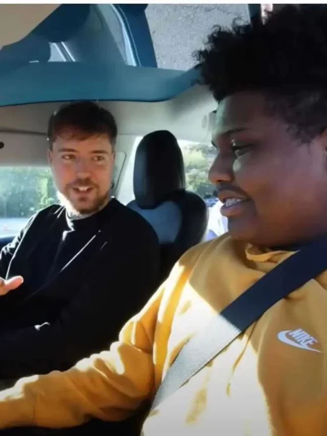 After MrBeast paid for his cure, a blind teen Drive a Free Tesla Model 3 With Him