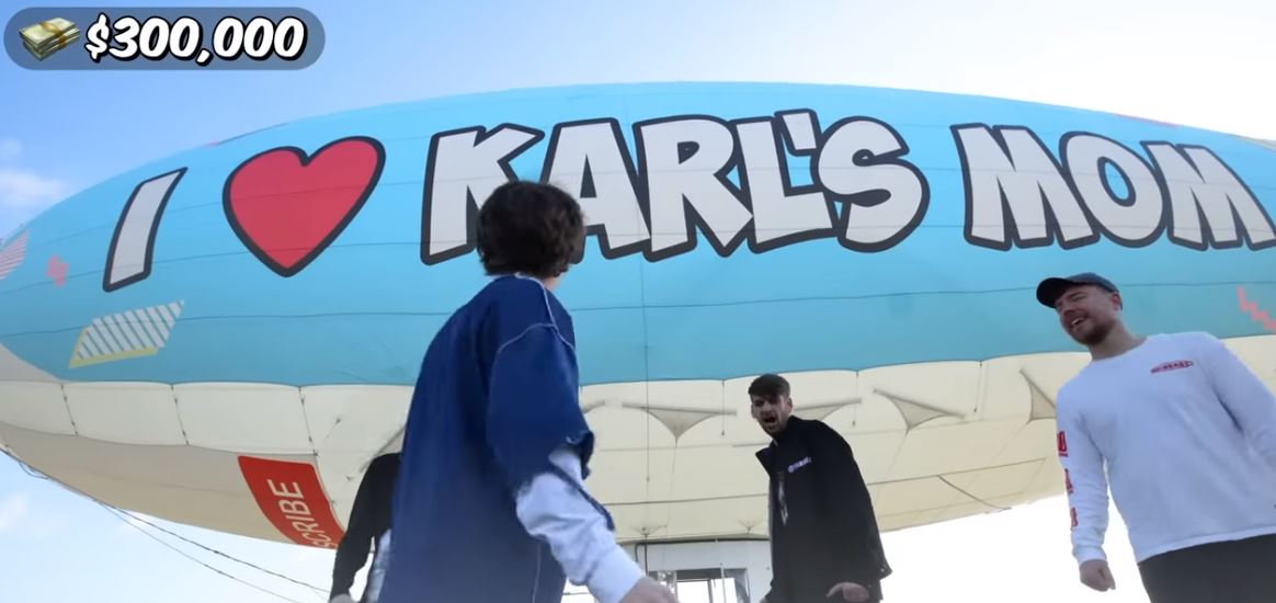 Karl Jacobs on Instagram: ME AND MRBEAST INFLATED BALLOON AND I