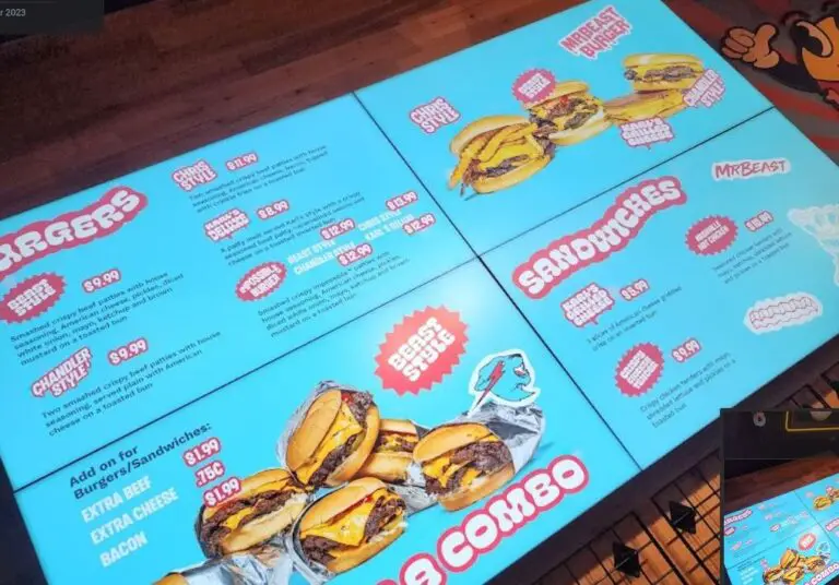 Check Out the MrBeast Burger Menu & Prices!