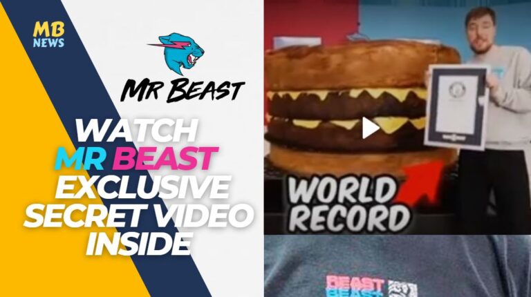 (Watch) MrBeast Sets Guinness World Record with Massive 6M Calorie Burger – Exclusive Video Inside!
