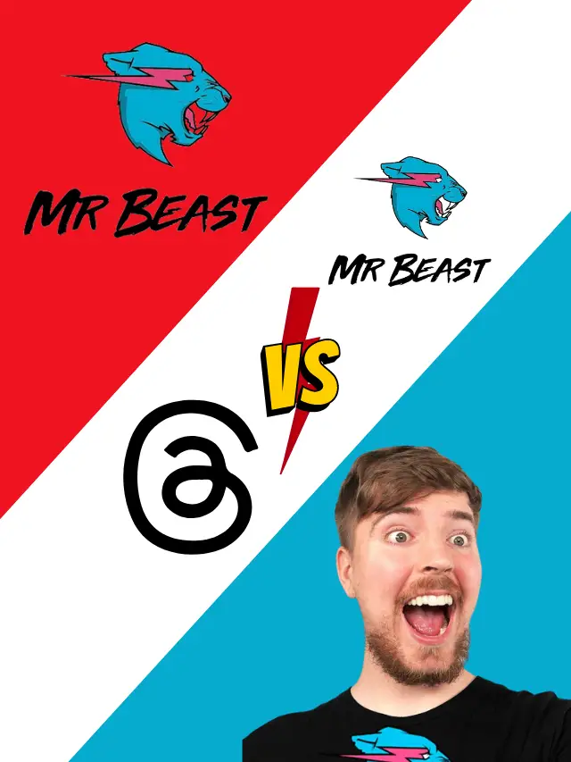 Popularity Shift: MrBeast Surpasses Threads App Worldwide in a Social Media Upset