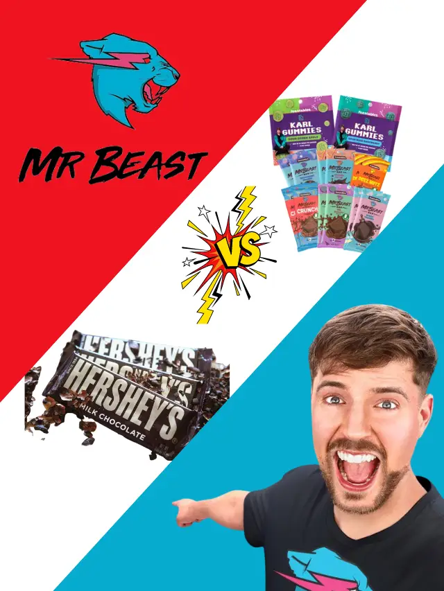 Battle of the Chocolates: MrBeast’s Feastables Takes on Hershey’s in a Sweet Showdown!