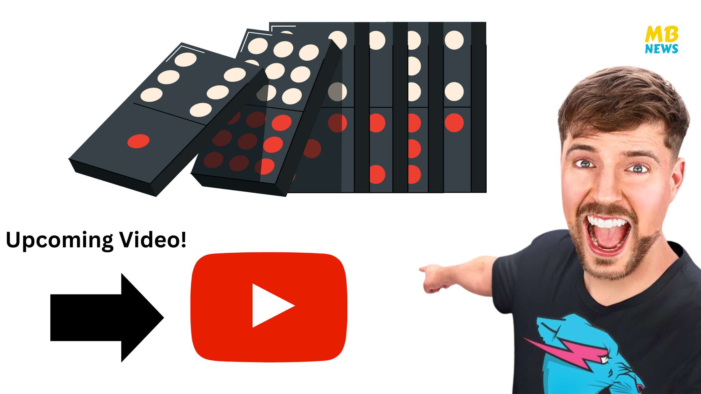 MrBeast Set to Amaze with World's Largest Domino Effect in Upcoming Video!