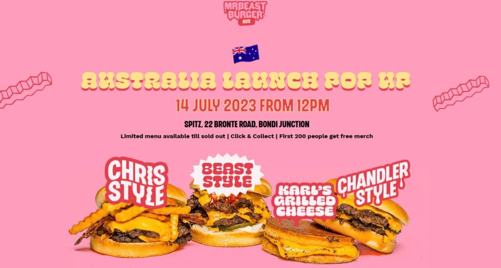 MrBeast Burgers Coming to Australia!