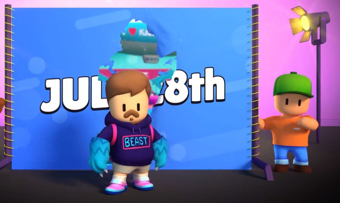 MrBeast collaborating with Stumble Guys this summer