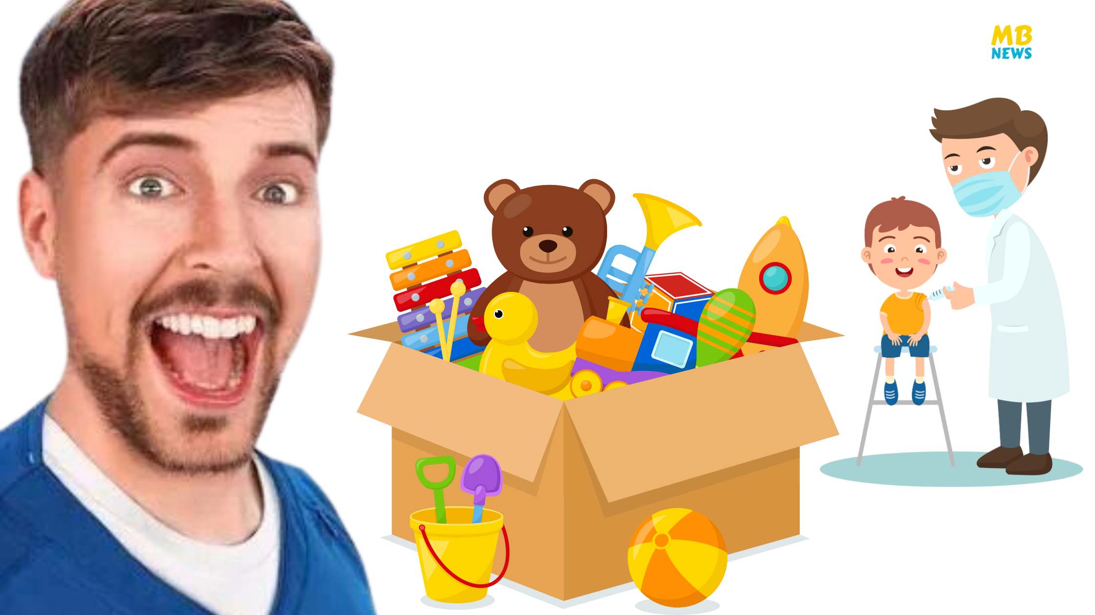 MrBeast Brings Smiles: A Heartwarming Toy Donation to Children's Hospital!