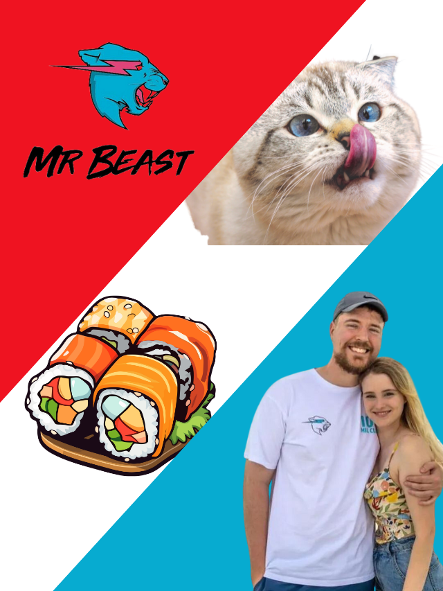 MrBeast & Thea Booysen: $10 vs. $10k Sushi for a Cat!