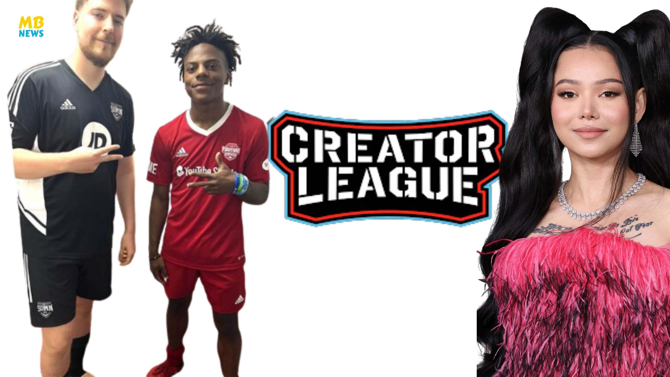 MrBeast Join the New 'Creator League' for Competitive Gaming with IShowSpeed And Bella Poarch in "Lamborgini Vs Shredder"!