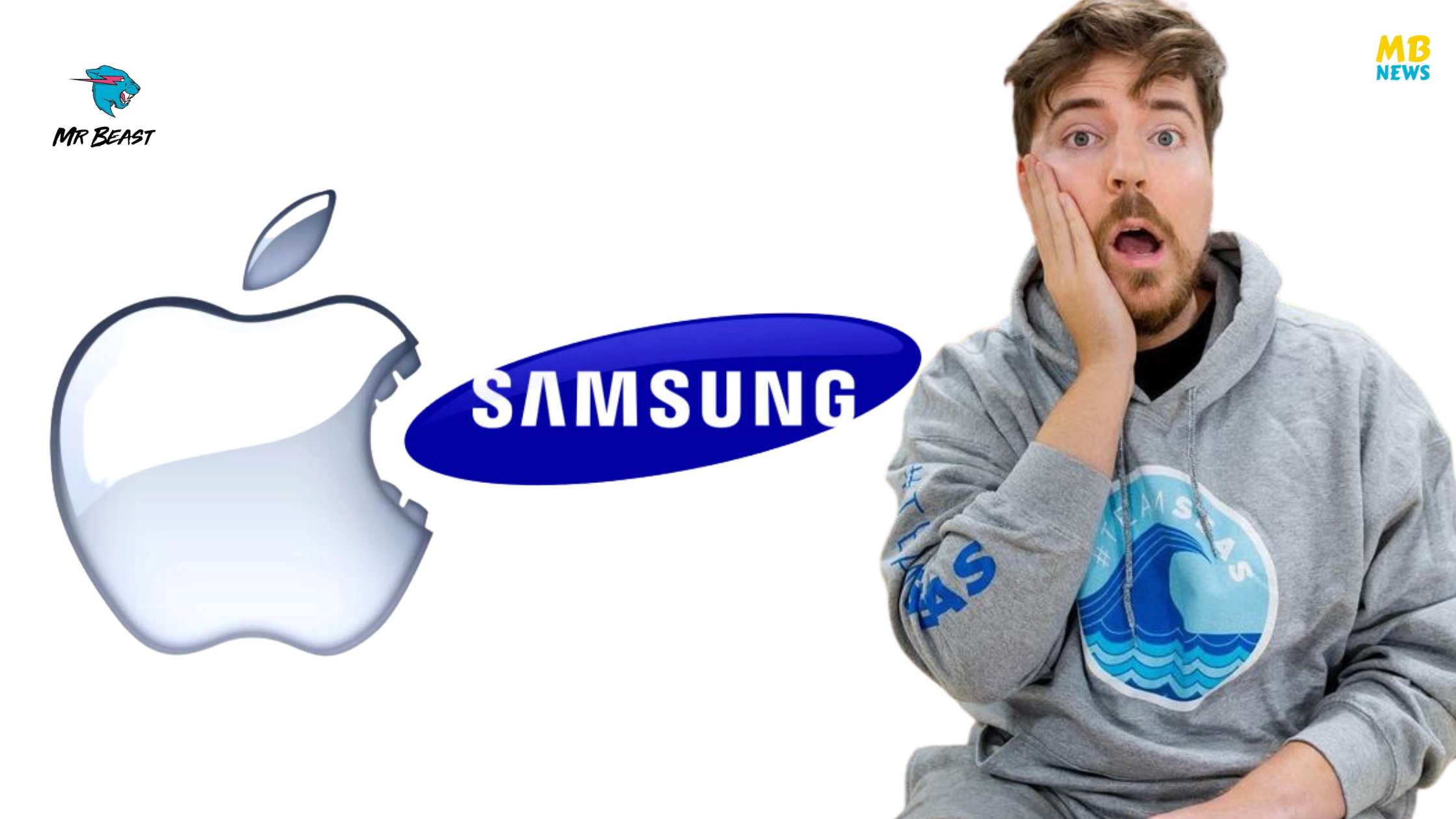 Is MrBeast Now Involved in the Ongoing Battle Between Apple iPhone and Samsung Galaxy?