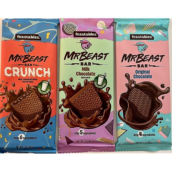 MrBeast Feastables Chocolate, Avaliable In Australia