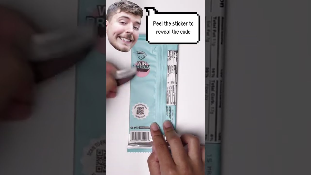 Mr. Beast launches chocolate bars: how to win tons of prizes