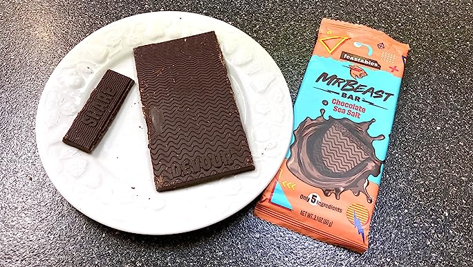 MrBeast's Sea Salt Chocoalte Bar - A Delicious Review!