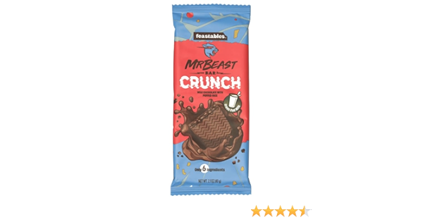 MrBeast's 'Milk Crunch Chocolate Bar' - A Delicious Feastables Review!