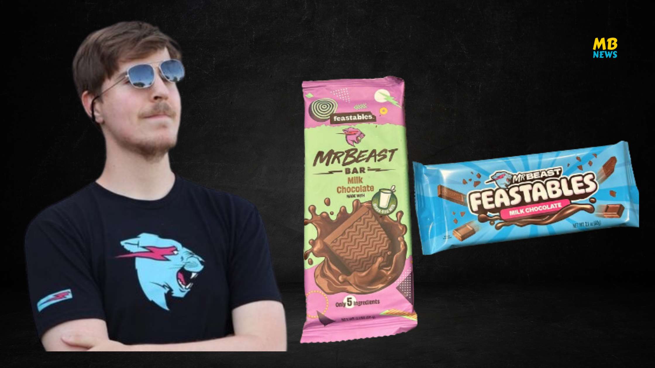 MrBeast Feastables Chocolate Bar Milk Chocolate