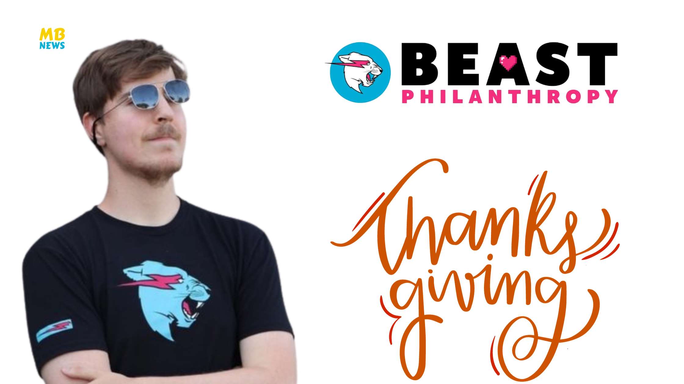 Expressing Gratitude: MrBeast's Beast Philanthropy Reflects on Thanksgiving Blessings!