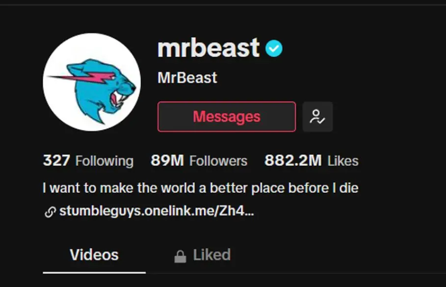 MrBeast Surges to Become the 4th Most Followed TikTok Account, Overtaking Addison Rae