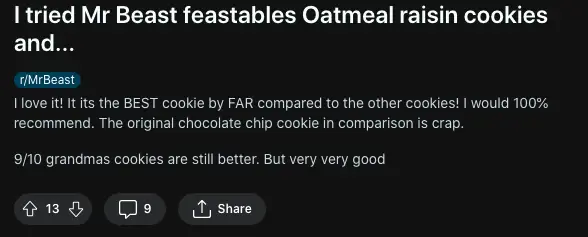 MrBeast's Cinnamon Oatmeal Raisin Cookies - All You Need To Know!