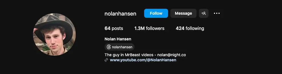 Everything You Should Know About Nolan Hansen From MrBeast!
