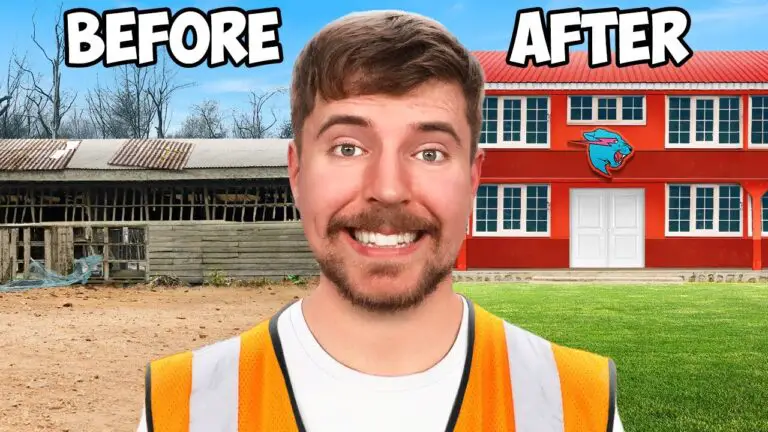 MrBeast Transforms Run-Down School in Cameroon into a Beacon of Hope!
