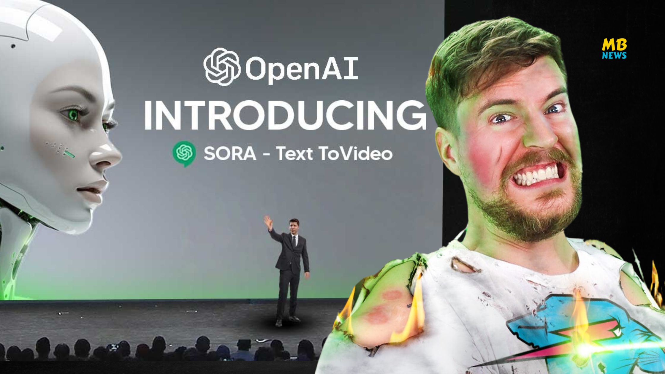 AI Takeover Imminent Unveiling SORA OpenAI's Text-to-Video Breakthrough Sparks Debate, Mrbeast Reacts!!!