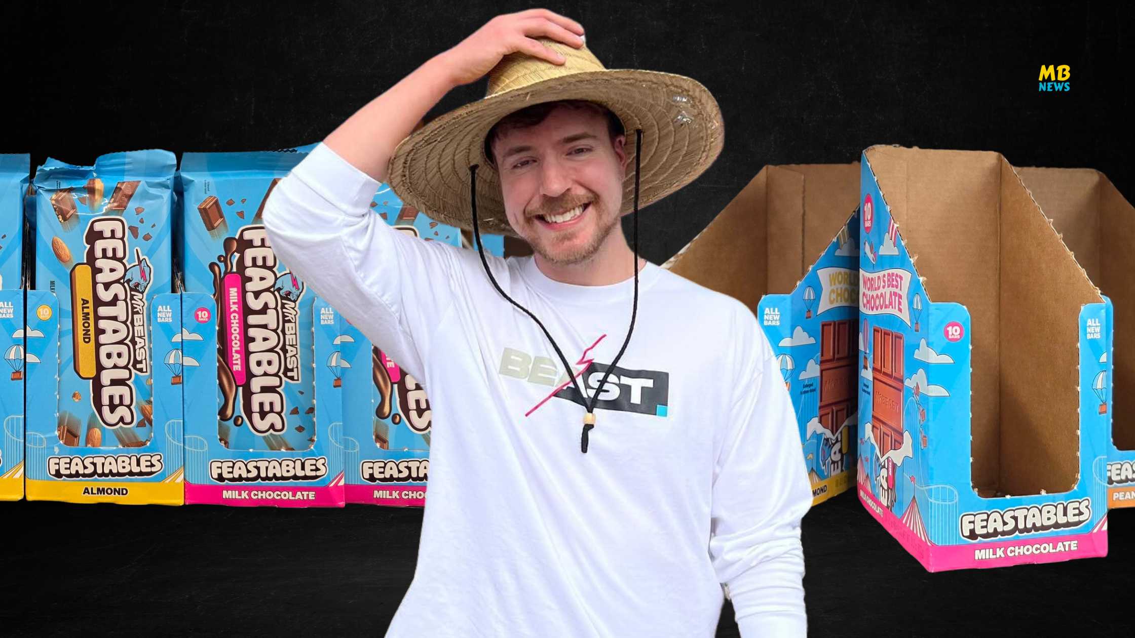 MrBeast Unveils New Feastables in MASSIVE ANNOUNCEMENT The Ultimate Chocolate Experience!