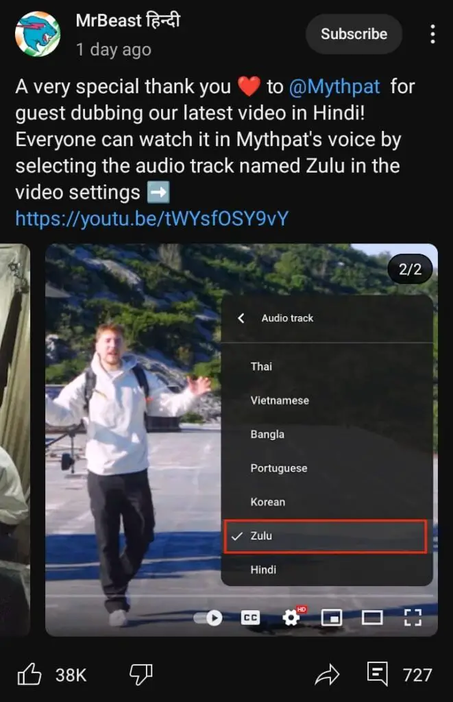 MrBeast Welcomes a Special Guest: The Voice of Mythpat