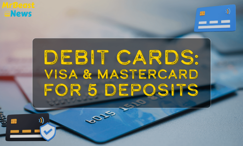 banner mrb Debit Cards Visa & Mastercard for 5 Deposits