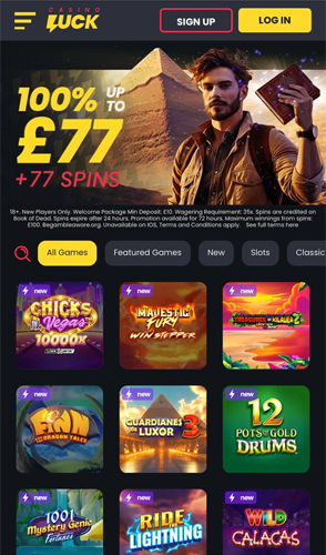 CasinoLuck Review 22 casinoluck scr