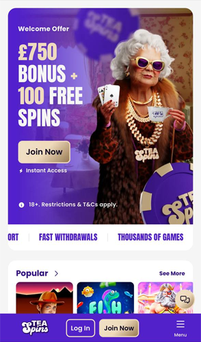 Tea Spins Casino Review 22 teaspins scr